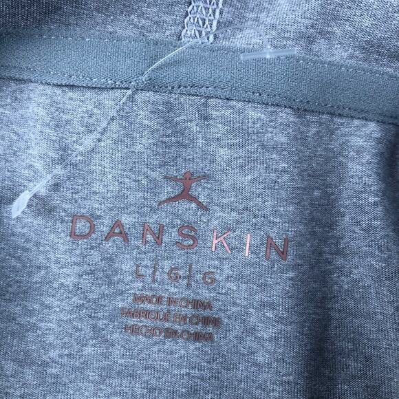 Danskin  gray wicking crossover hoodie large - Picture 7 of 9